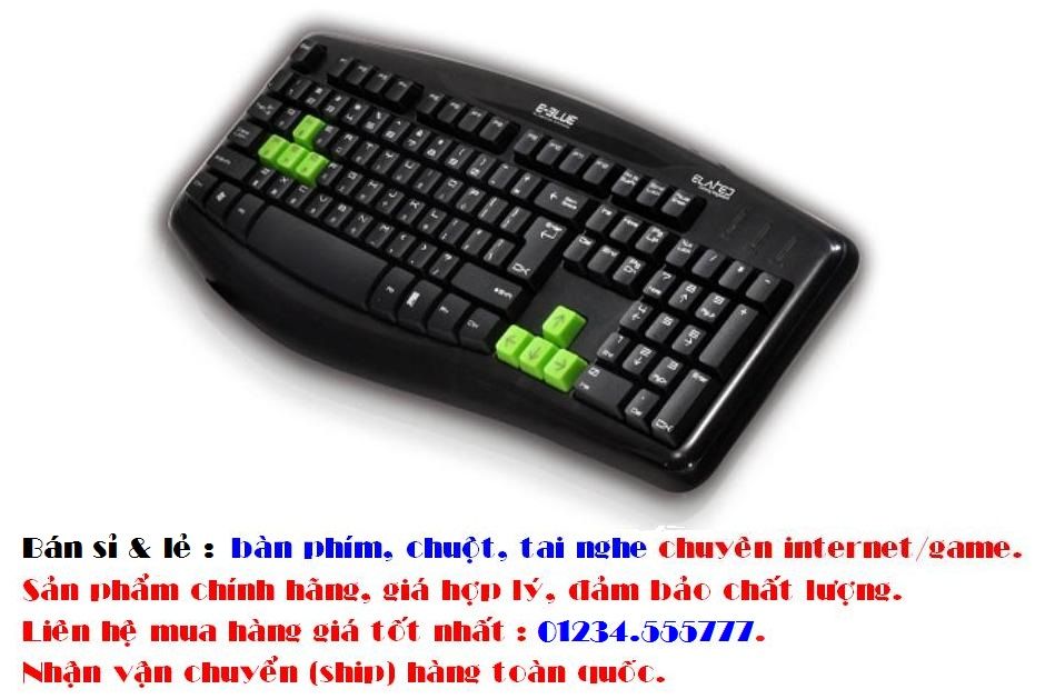 Bán chuột (mouse) E-Blue EMS 146BK chuyên dùng cho phòng internet /game. Giá rẻ nhất. - 10