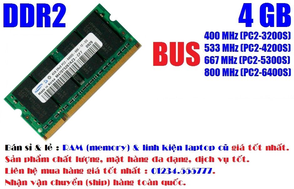 Bán Ram laptop cũ & mới giá rẻ nhất tại TP HCM (Sài Gòn). - 6