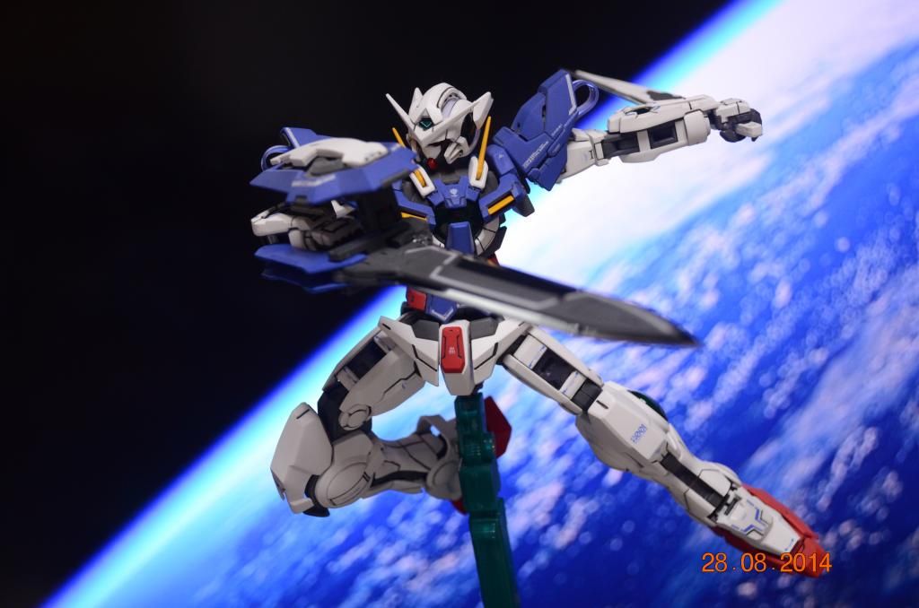 Gundam Exia MG โมจีน TT สีกระป๋องจ้า โดย peapea