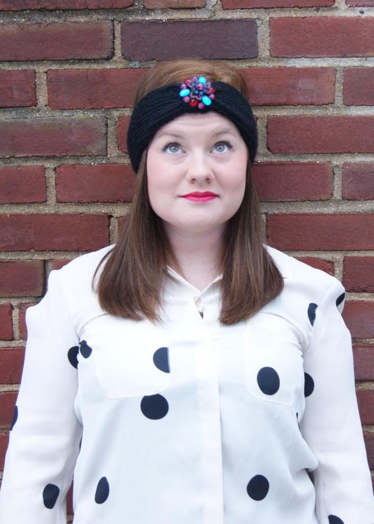 vintage, earwarmer, crochet diy