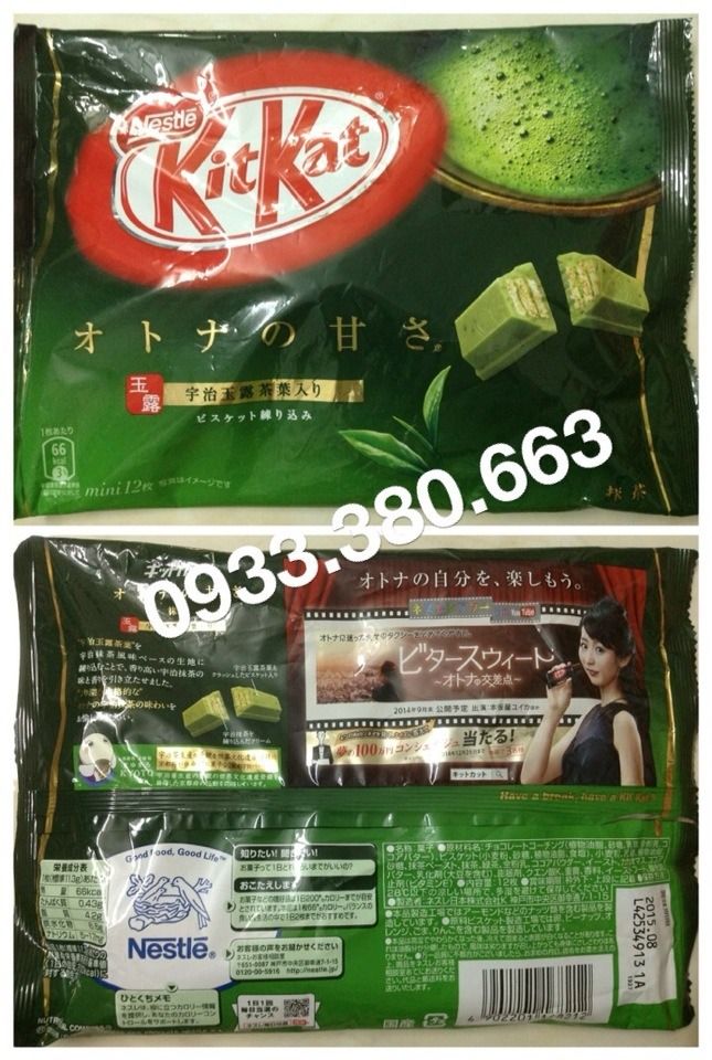Hot hot!!Kitkat trà xanh,dâu tây,phô mai,socola Nhật -Freeship Q.1,4,5,6,7,10,11,BTân - 3