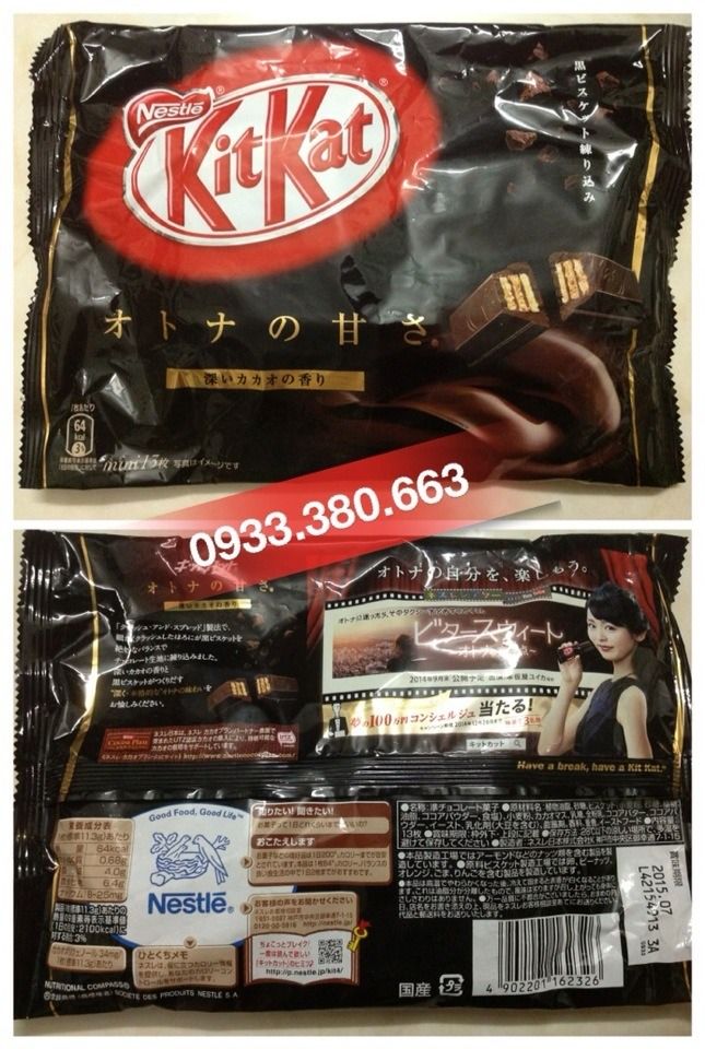 Hot hot!!Kitkat trà xanh,dâu tây,phô mai,socola Nhật -Freeship Q.1,4,5,6,7,10,11,BTân - 8