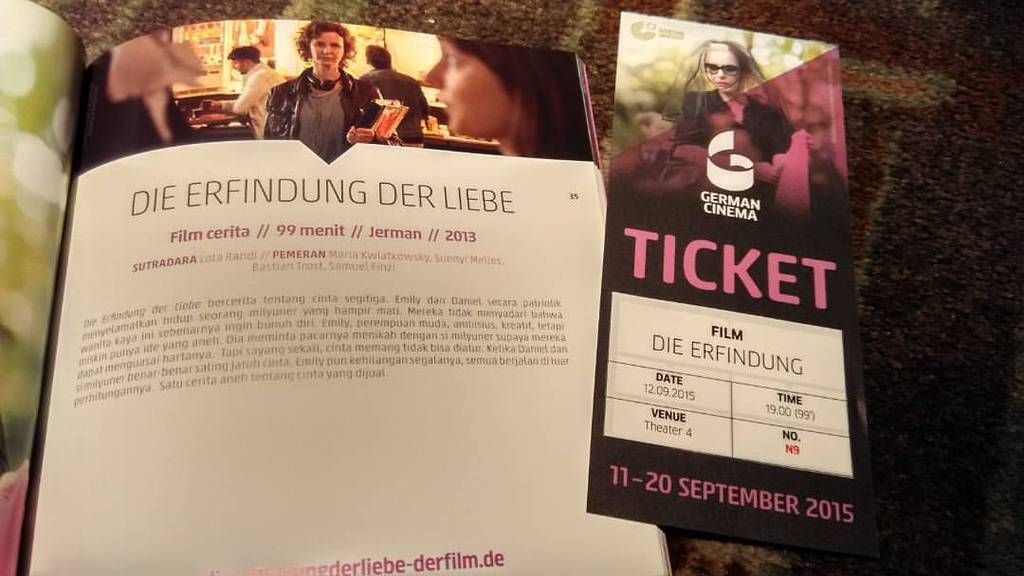 Die Erfindung Der Liebe on German Cinema Jerman Fest 2015 | Hola Darla