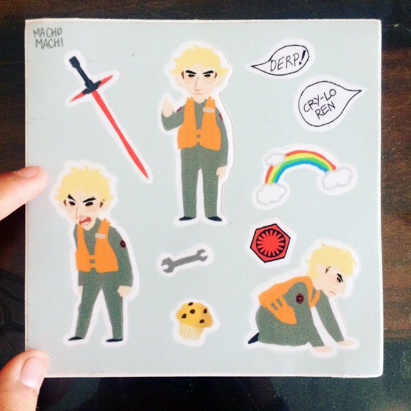 Matt The Radar Technician Stickers Set from Indonesia Comic Con 2016 | Hola Darla