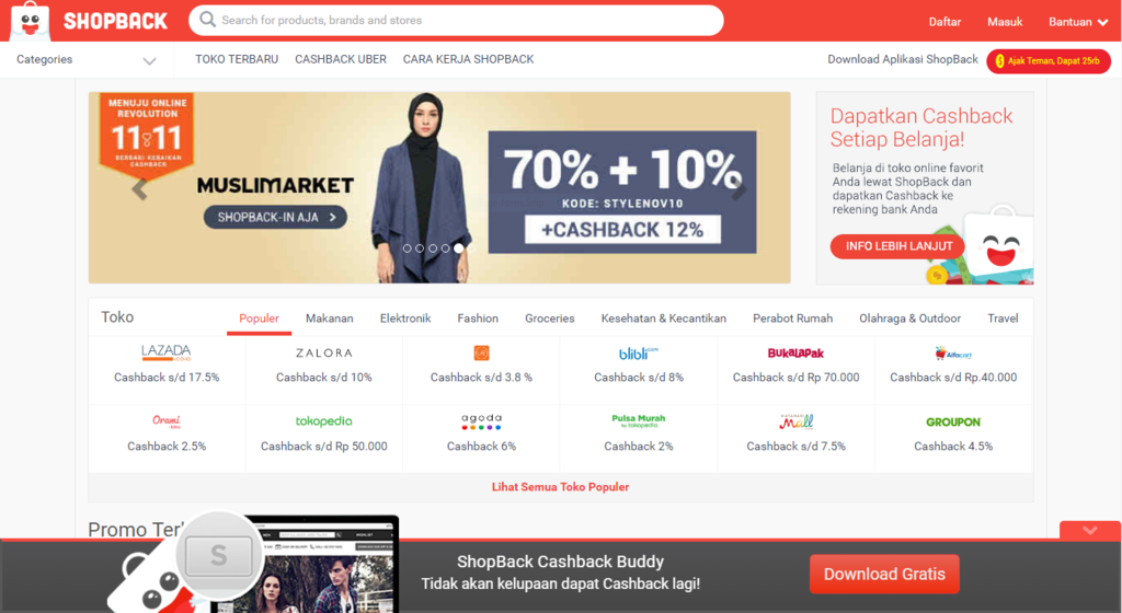 Dapat cashback dari ShopBack | Hola Darla