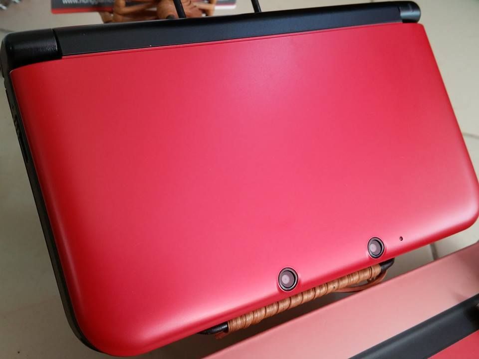 2 máy 3ds xl & 3ds XL fullbox RED đẹp như mới - 1