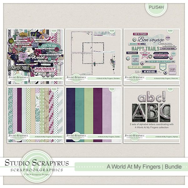 http://shop.scrapbookgraphics.com/scrapyrus-World-At-My-Fingers-Bundle.html