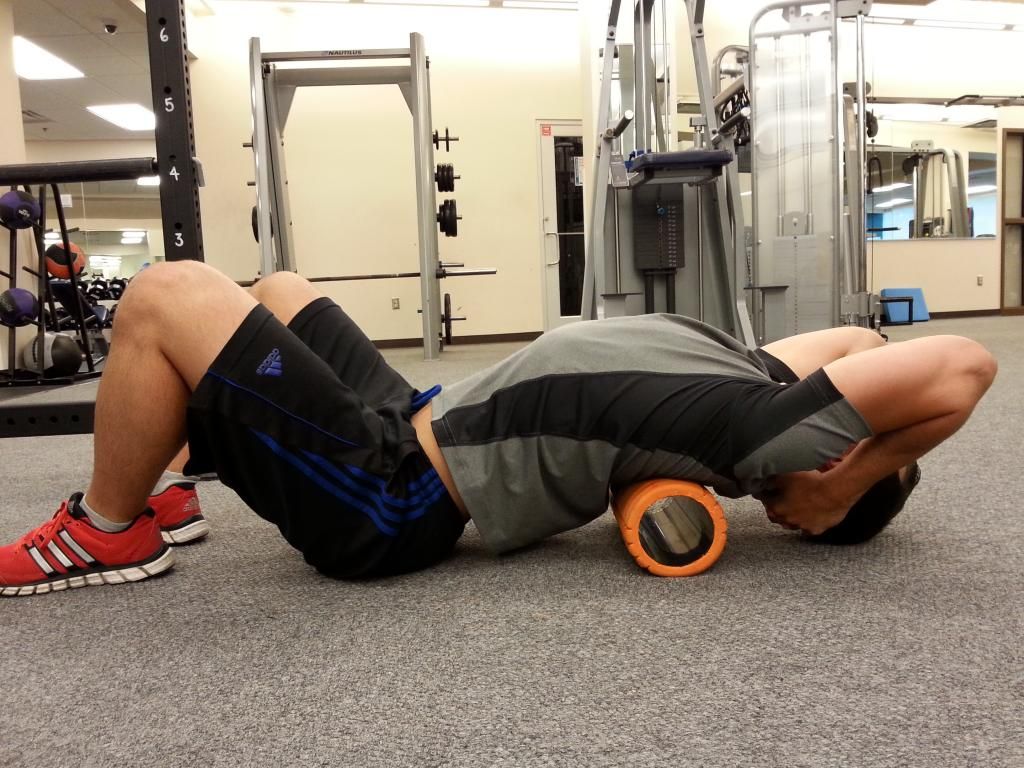 Thoracic Extensions on a foam roller