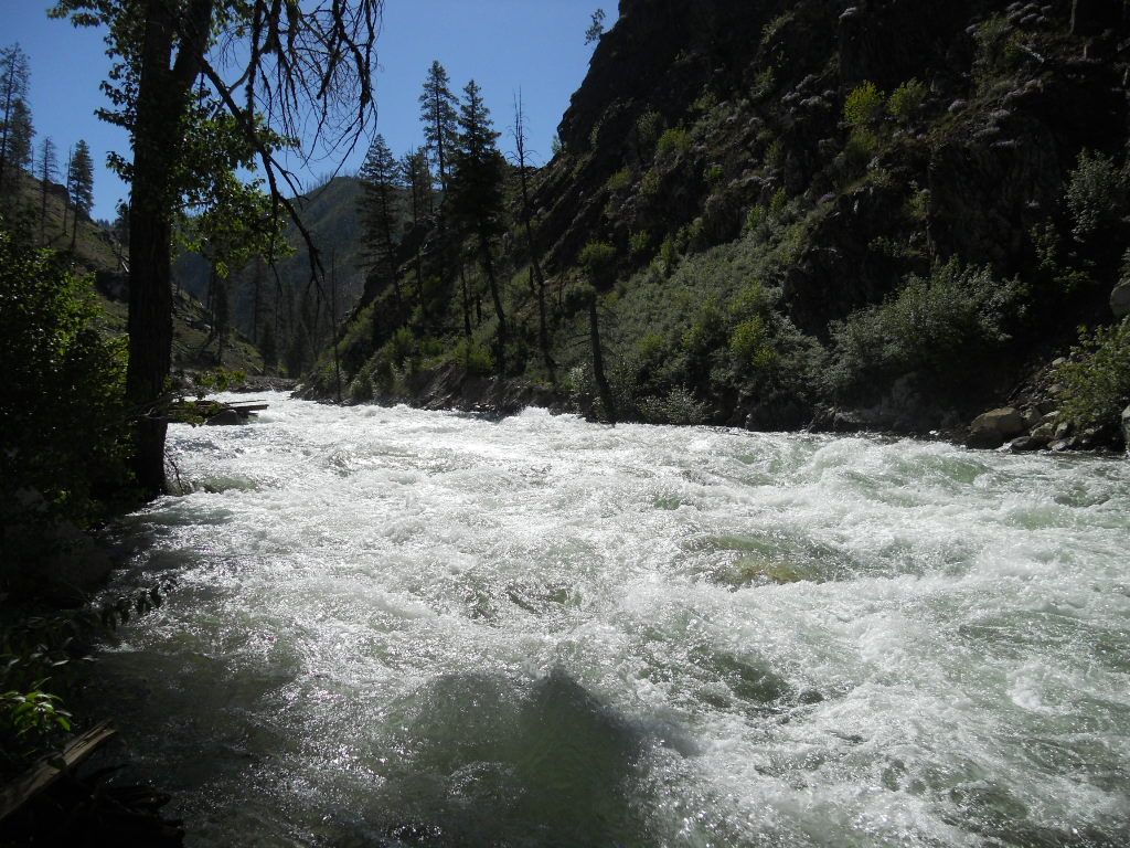 MIDDLE FORK BOISE RIVER placer gold mining claim IDAHO dredge GPAA