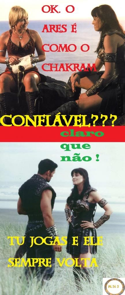 Gabrielle conversa com Xena