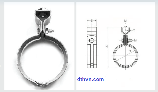 đai treo ống - dth