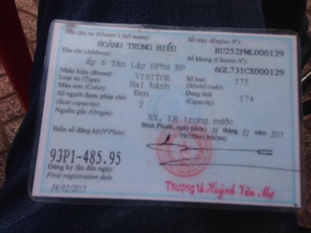 Ban XePhoenix Visitor 175cc 2/2013 odo 14000k5 - 2