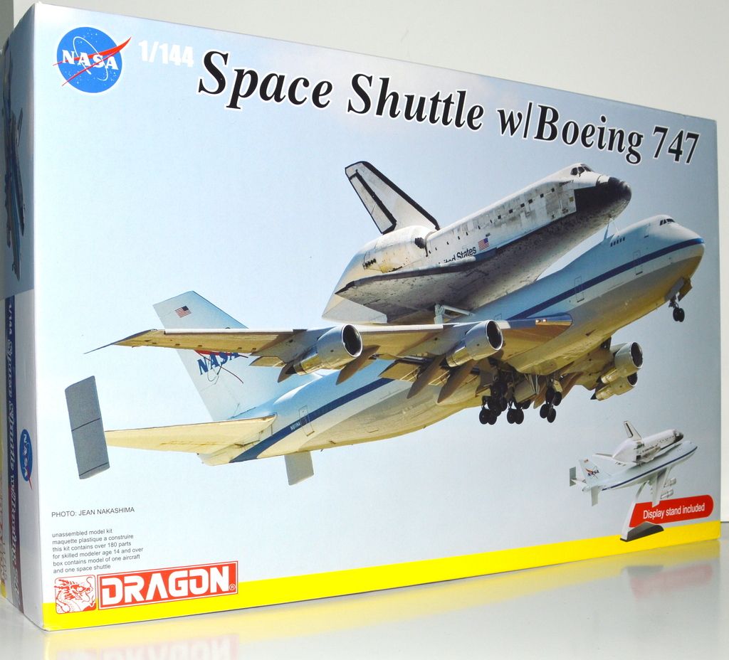 Dragon 1/144 Space Shuttle with boeing 747 14705 Model Kit eBay