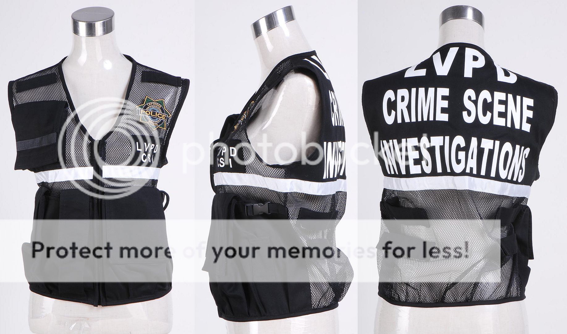 CSI Crime Scene Investigation Las Vegas Vest Costume *Tailored* eBay