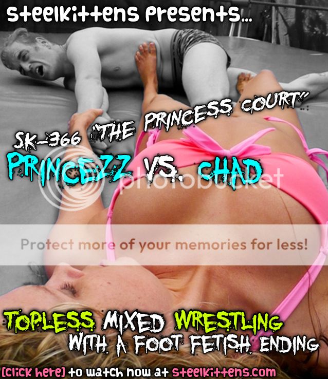 Topless Mixed Wrestling